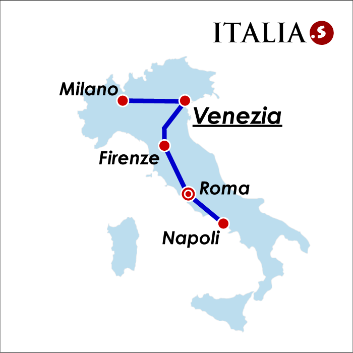 ヴェネツィア発:イタリア鉄道の主要都市を結ぶルート