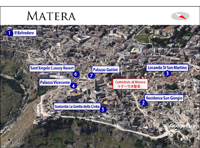 マテーラのホテル地図へ