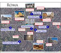 Róma térképére