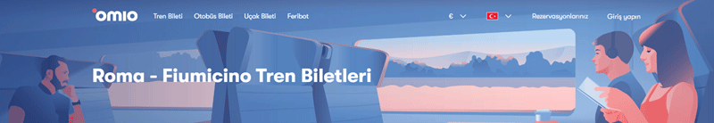 Roma Fiumicino Havalimanı'na Trenler
